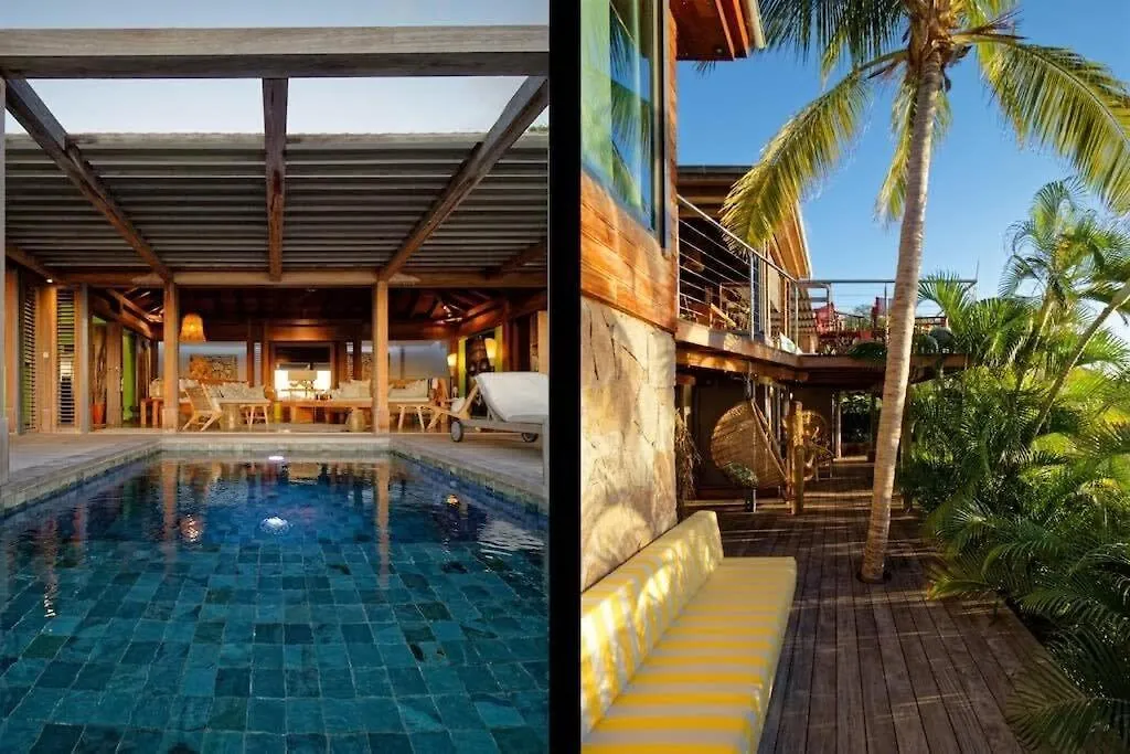Sunset Rays Villa With Balinese Style In Pointe Milou St. Barthelemy